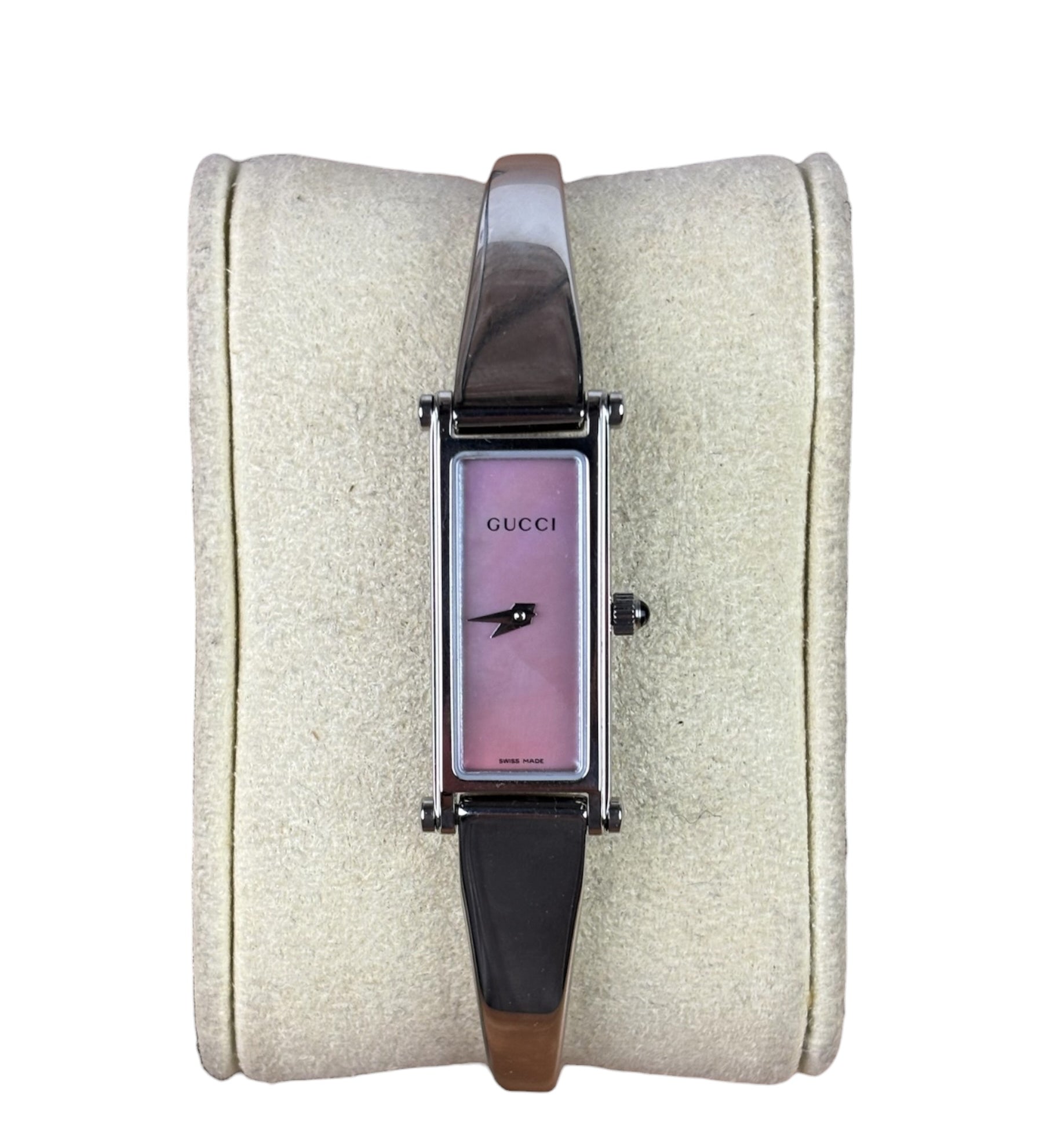 Gucci 1500L Pink Mother Of Pearl Dial