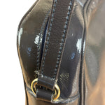 Gucci Glossy Grey Patent Leather Soho Disco Crossbody Bag