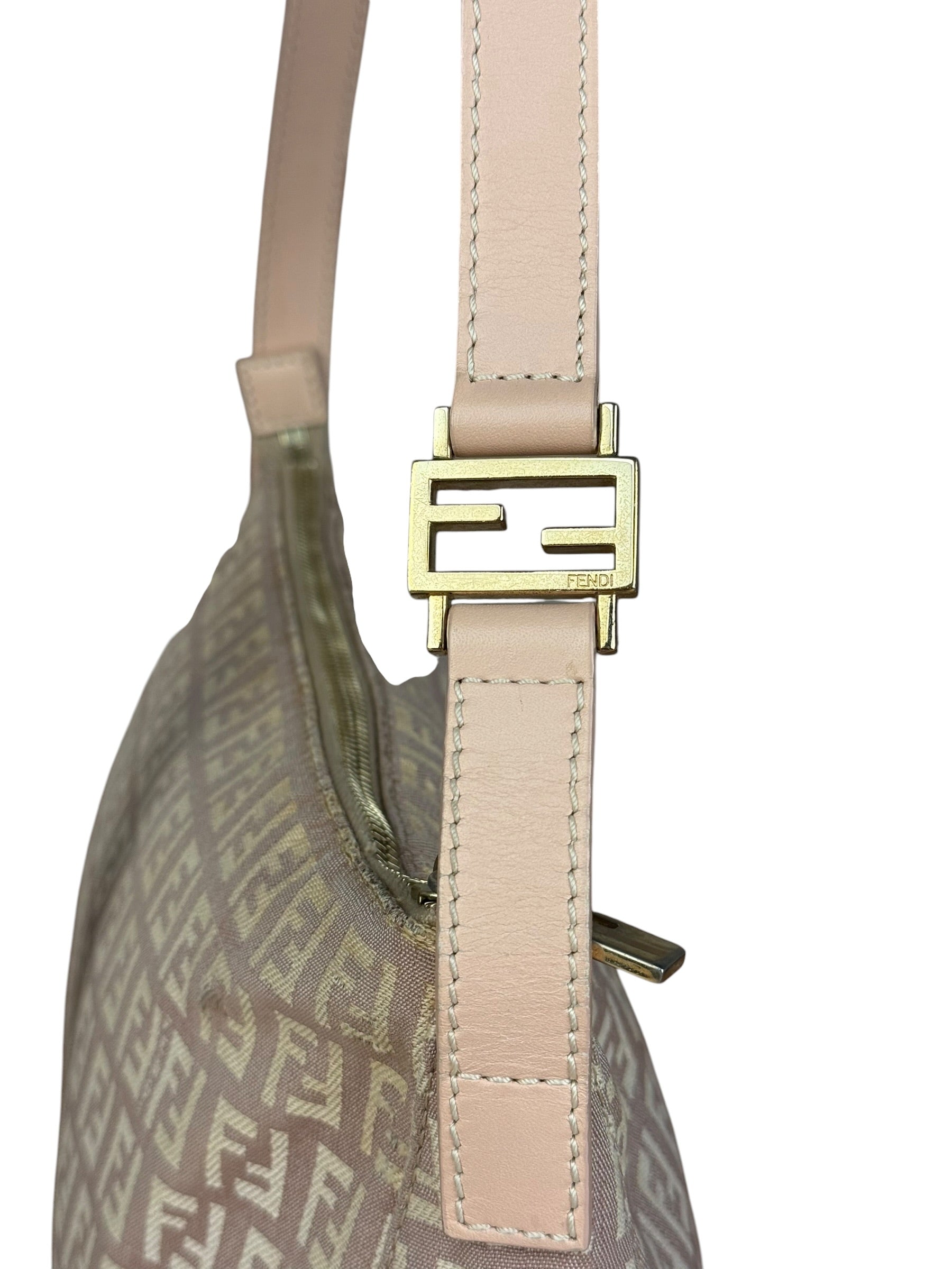 Fendi Vintage FF Beige Pochette