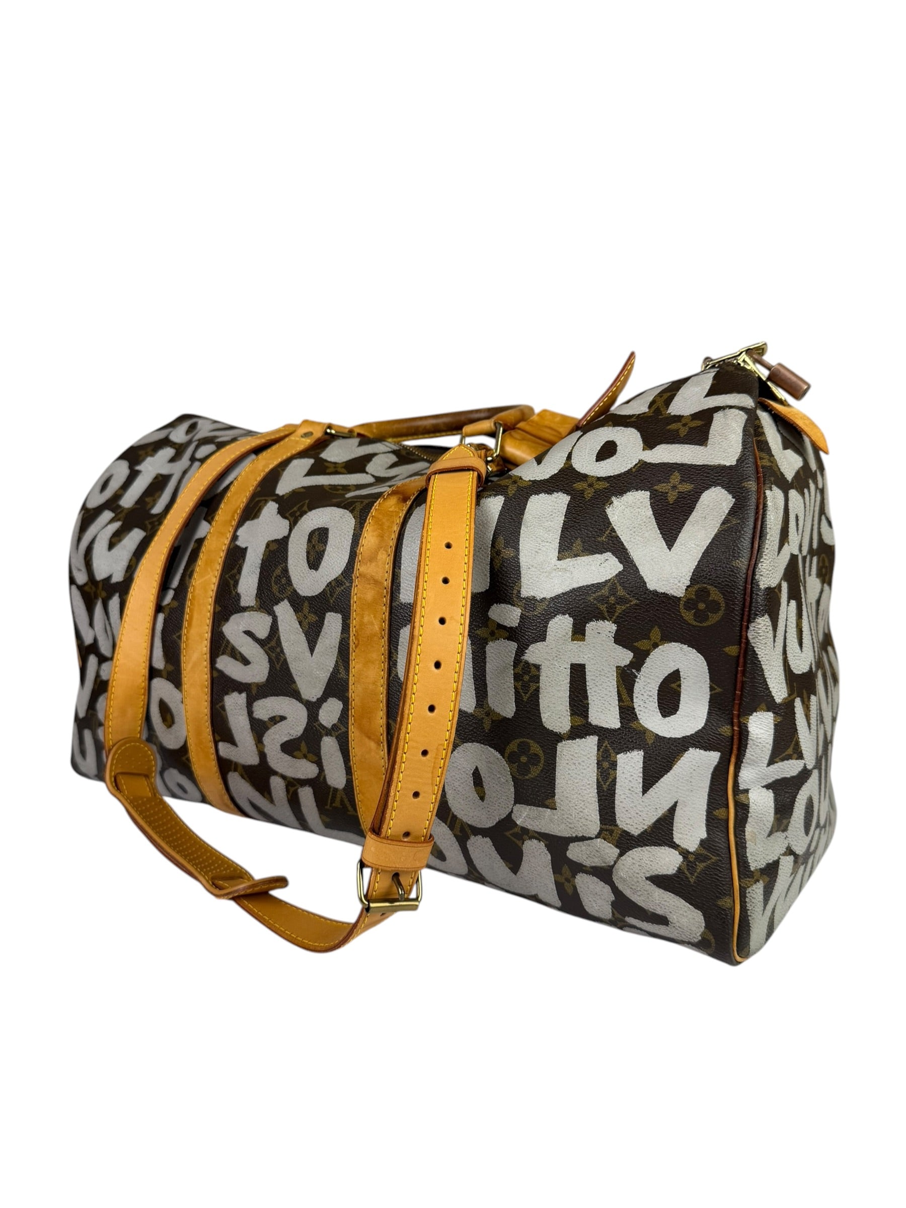 Louis Vuitton x Stephen Sprouse Monogram Graffiti Keepall 50