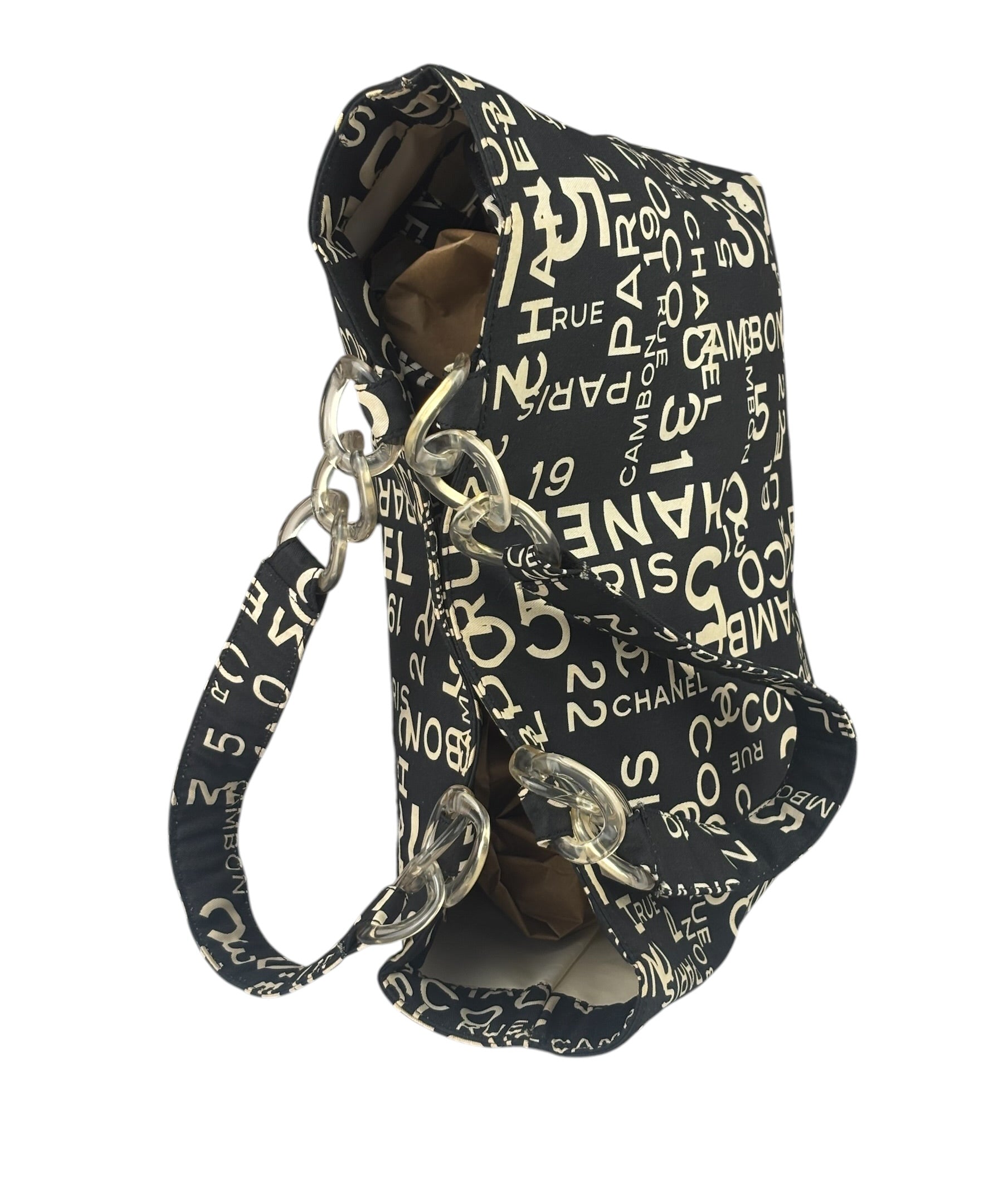 Chanel Black 31 Rue Cambon By Sea Line Tote 2002