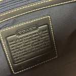 Coach Vintage CC Black Flap Shoulder Bag