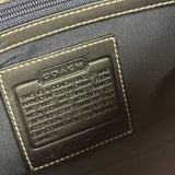 Coach Vintage CC Black Flap Shoulder Bag
