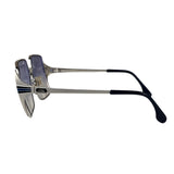 YSL Silver Square Frame Sunglasses