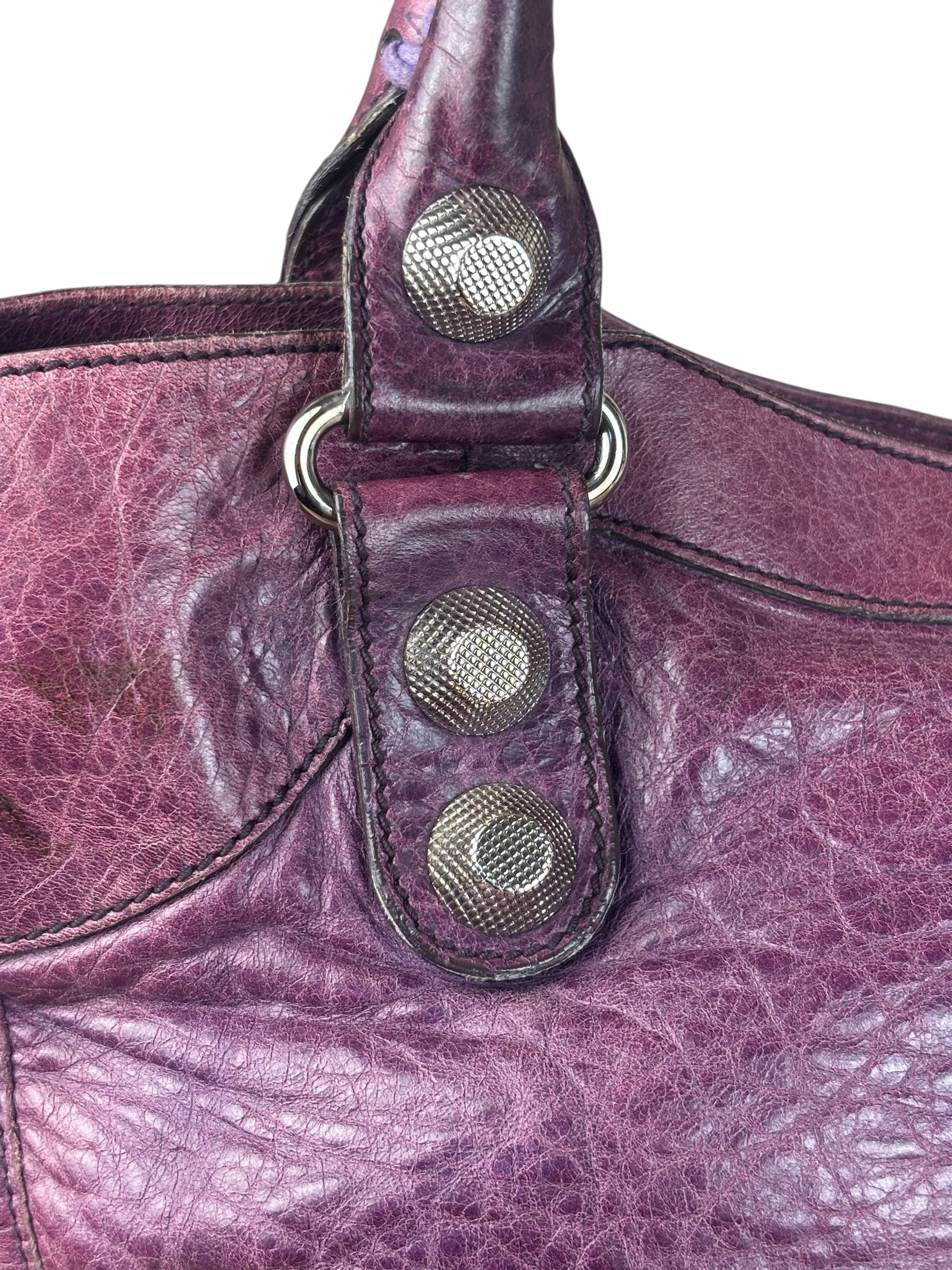 Balenciaga Purple City Bag