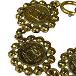 Chanel Gold Rue Cambon Medallion Bracelet