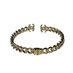 Chanel Gold Chain-Link Choker Necklace