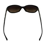 Chanel Brown 5309-B-A Crystal Baguette Bijou Cat-Eye Sunglasses