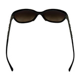 Chanel Brown 5309-B-A Crystal Baguette Bijou Cat-Eye Sunglasses