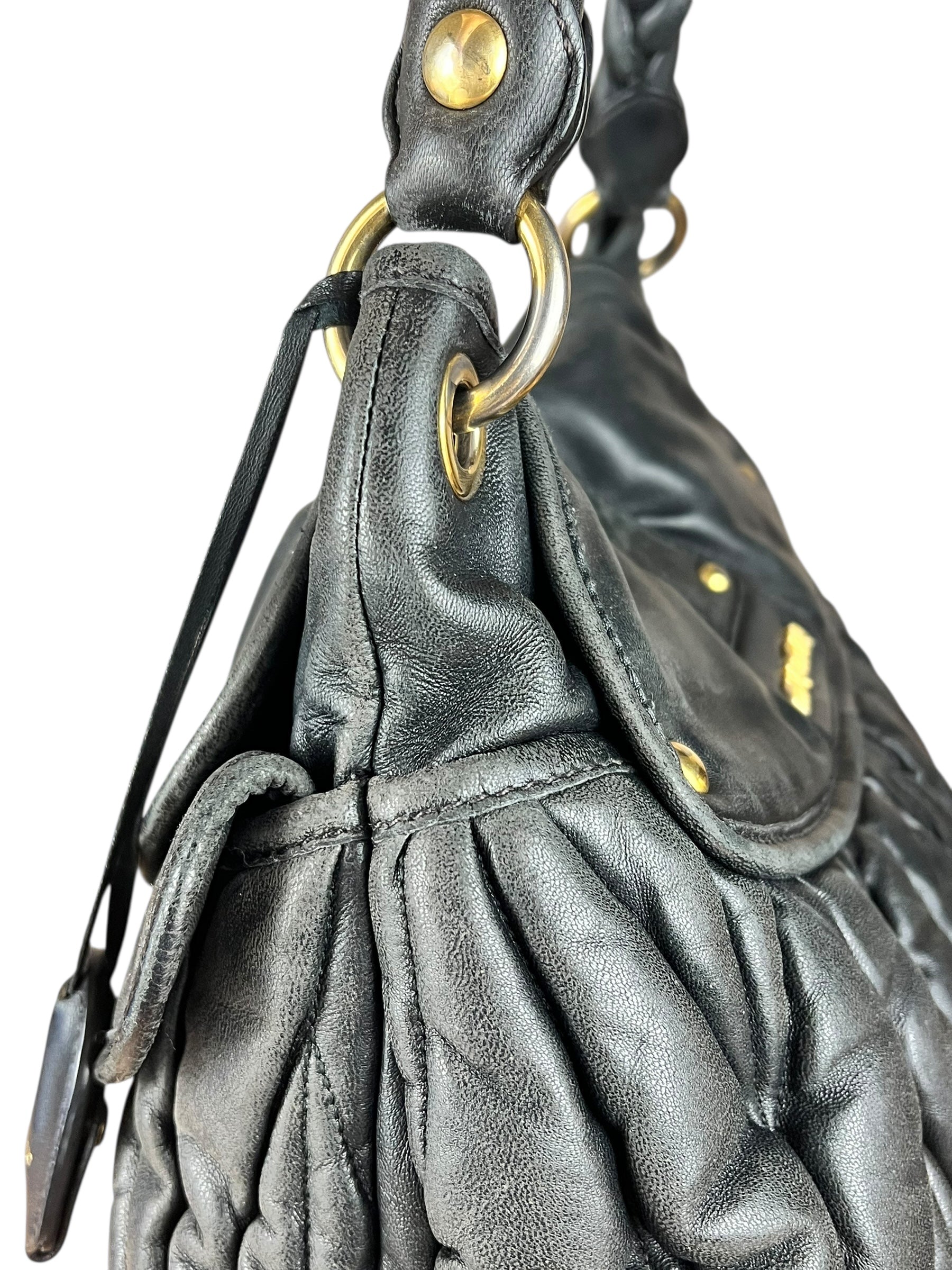 Miu Miu Vintage Calfskin Soho Shoulder Bag