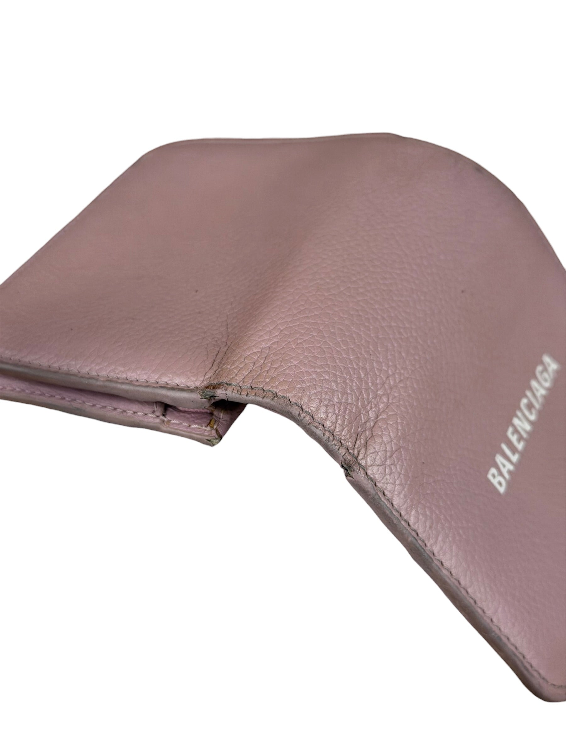 Balenciaga Power Pink Cash/Coin/Card Flap Holder