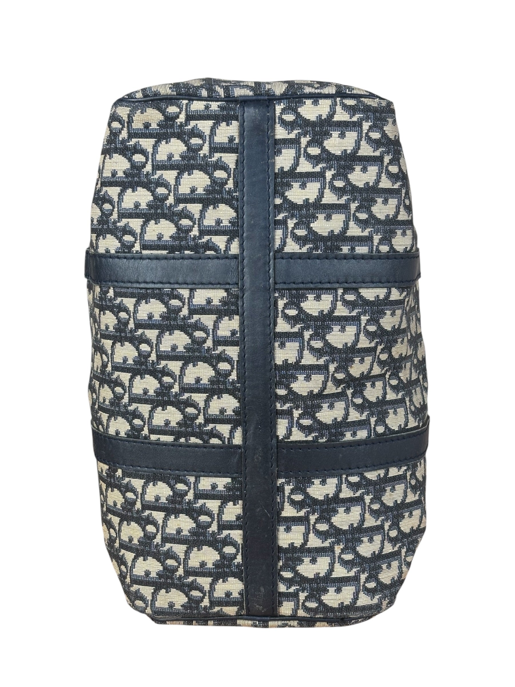 Christian Dior Canvas Monogram Trotter Mini Boston Hand Bag