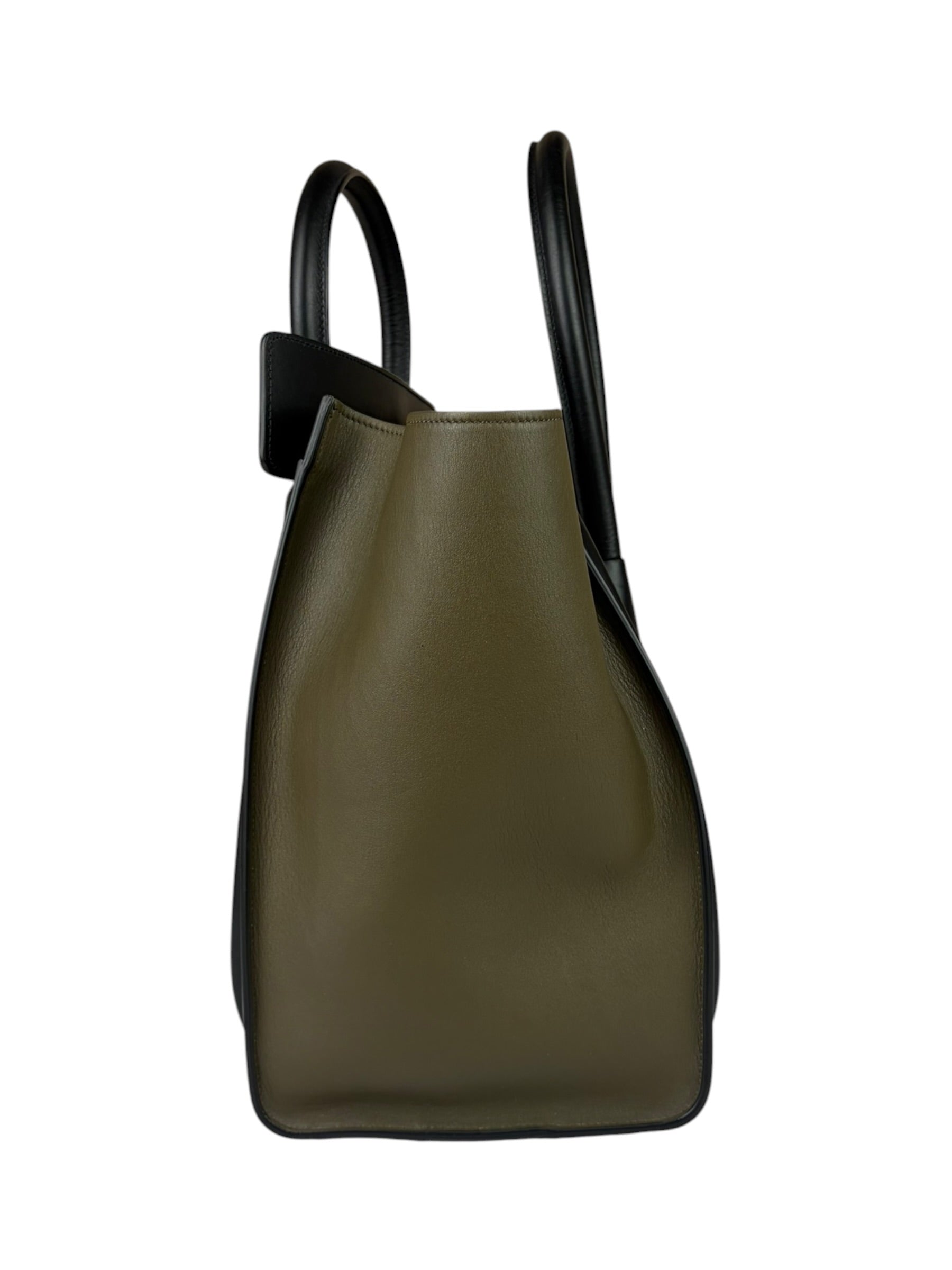 Celine Tri-Color Luggage Tote Bag