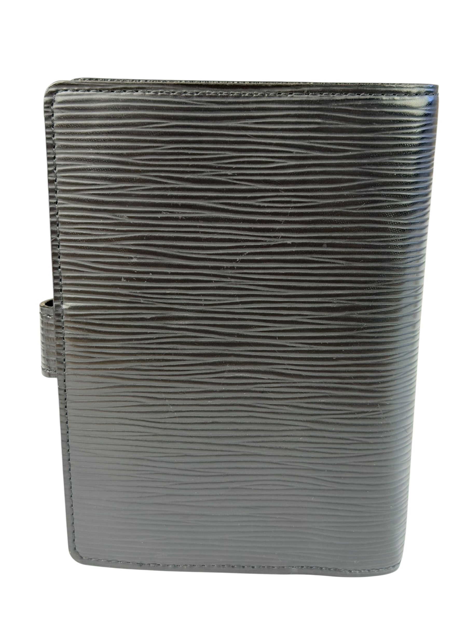Louis Vuitton Black Epi Leather Agenda
