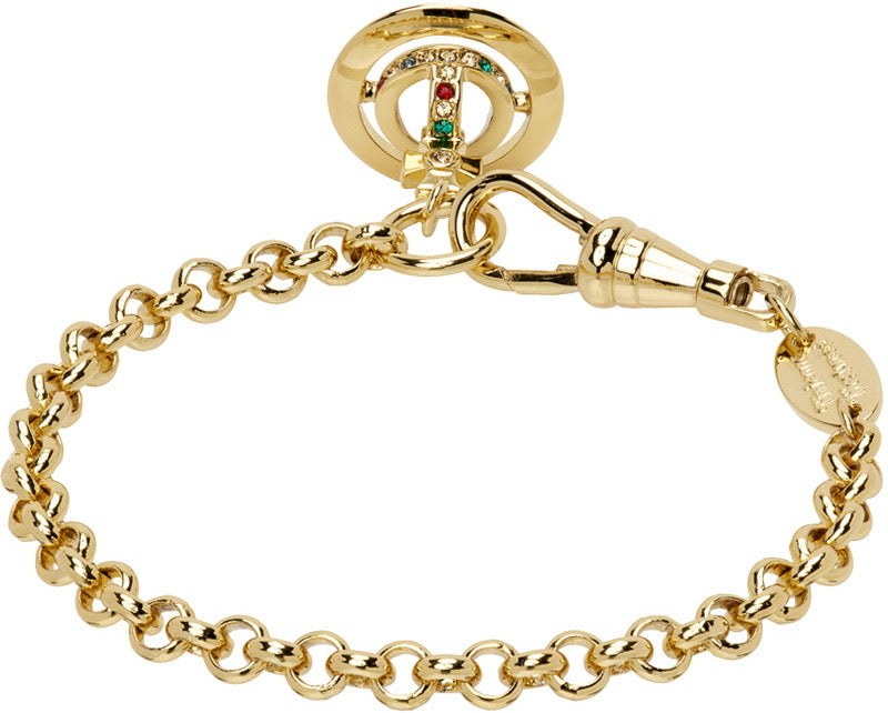 Vivienne Westwood Gold Petite Orb Bracelet