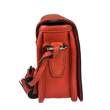 Coach Coral Red Leather Legacy Penny Shoulder Bag
