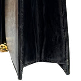 Christian Dior Black Leather Flap Bag Replacement Chain
