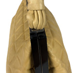 Chanel Beige Lambskin Chocolate Bar Frame Handbag 2002