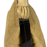Chanel Beige Lambskin Chocolate Bar Frame Handbag 2002