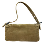 Fendi Brown Corduroy Baguette