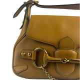 Gucci Vintage Camel Horsebit Shoulder Bag