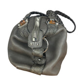 Gucci Supple Gray Bamboo Bar Medium Shoulder Bag