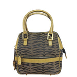 Fendi Vintage Tiger Print Mini Bowler Bag
