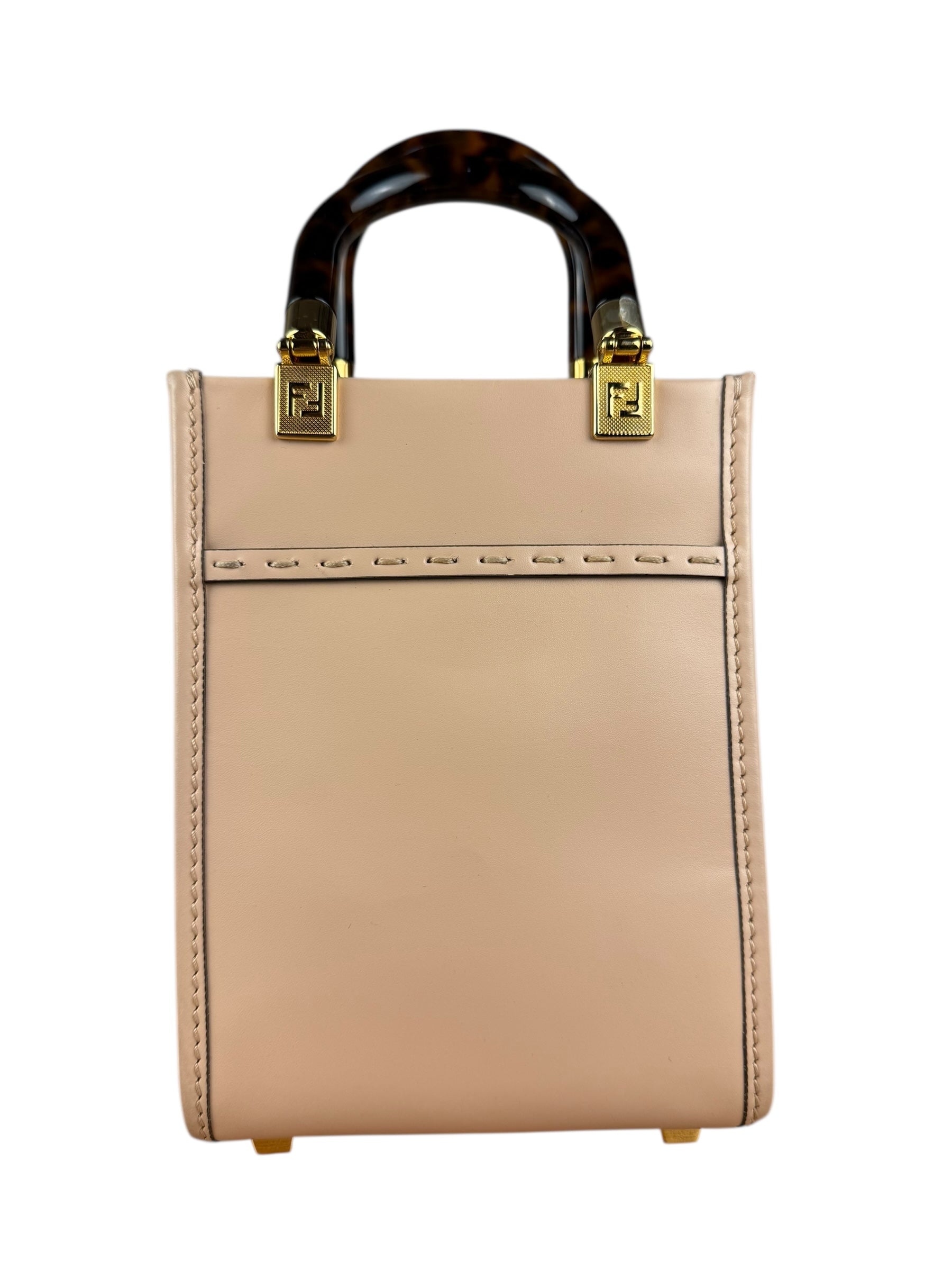 Fendi Mini Pink Sunshine Shopper Tote