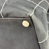 Chanel Vintage Large Square Quilt Tote Faded Black 2003