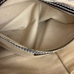 Celine White Macadam Coated Canvas Tote Bag