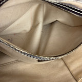 Celine White Macadam Coated Canvas Tote Bag