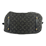 Louis Vuitton Black Denim Mahina Hobo Bag XL