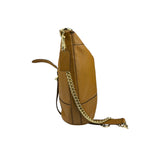 Coach Camel Leather Paxton Bucket Crossbody