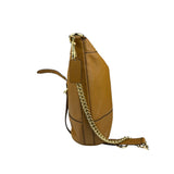 Coach Camel Leather Paxton Bucket Crossbody