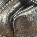 Chanel Black Leather Chocolate Bar Shoulder Bag 2004