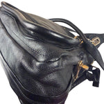 Chloe Black Leather Paraty Shoulder Bag