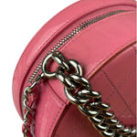 Chanel Pink Patent Leather Round as Earth Two-Way Bag 2018