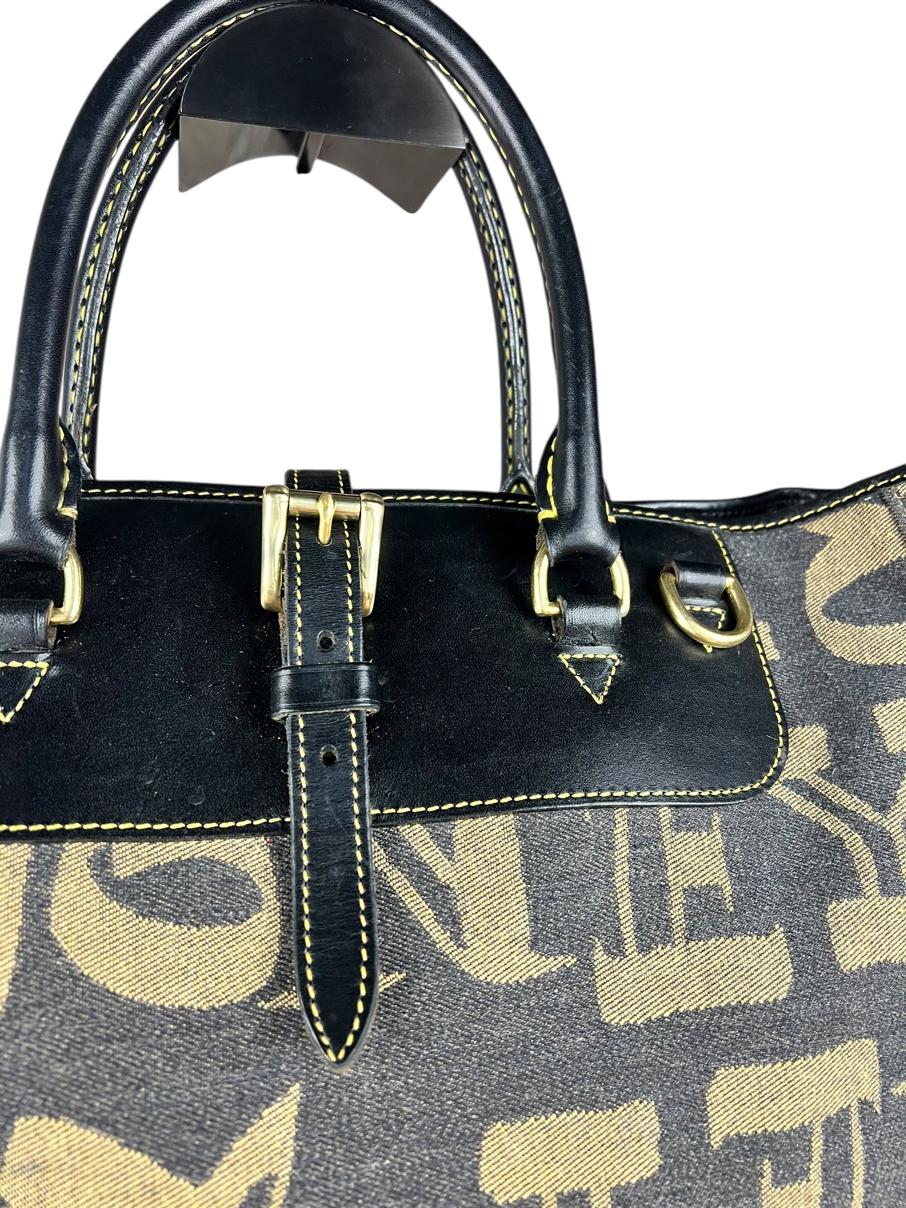 Dooney & Burke Vintage Canvas Logo Tote