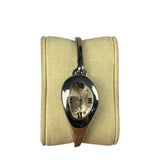 Gucci 103 Floral Dial Horsebit Bangle Watch