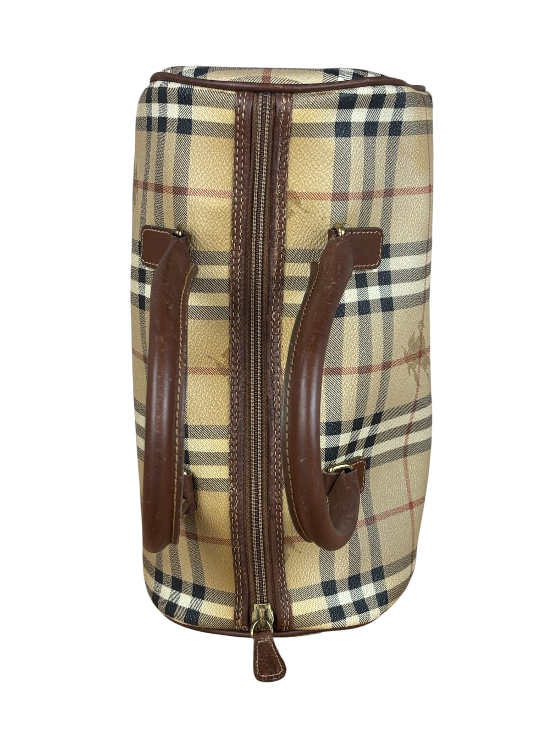 Burberry Vintage Haymarkert House Mini Boston Handbag