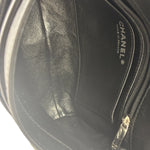 Chanel Black Quilted Leather Geometric Chain Flap Bag 2014