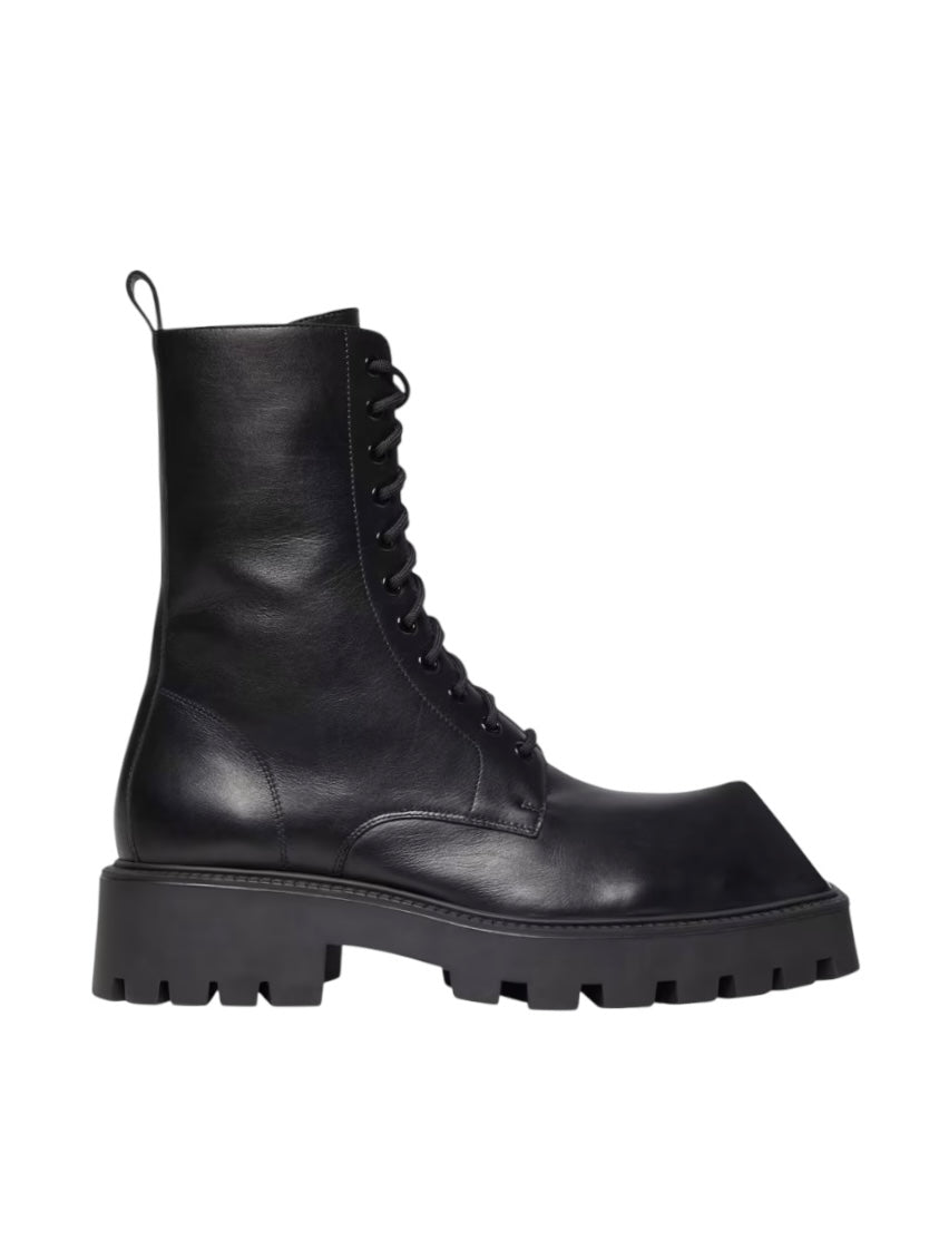 Balenciaga Rhino 25mm Lace-Up Boots