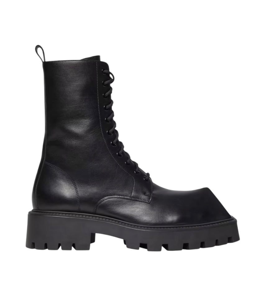 Balenciaga Rhino 25mm Lace-Up Boots