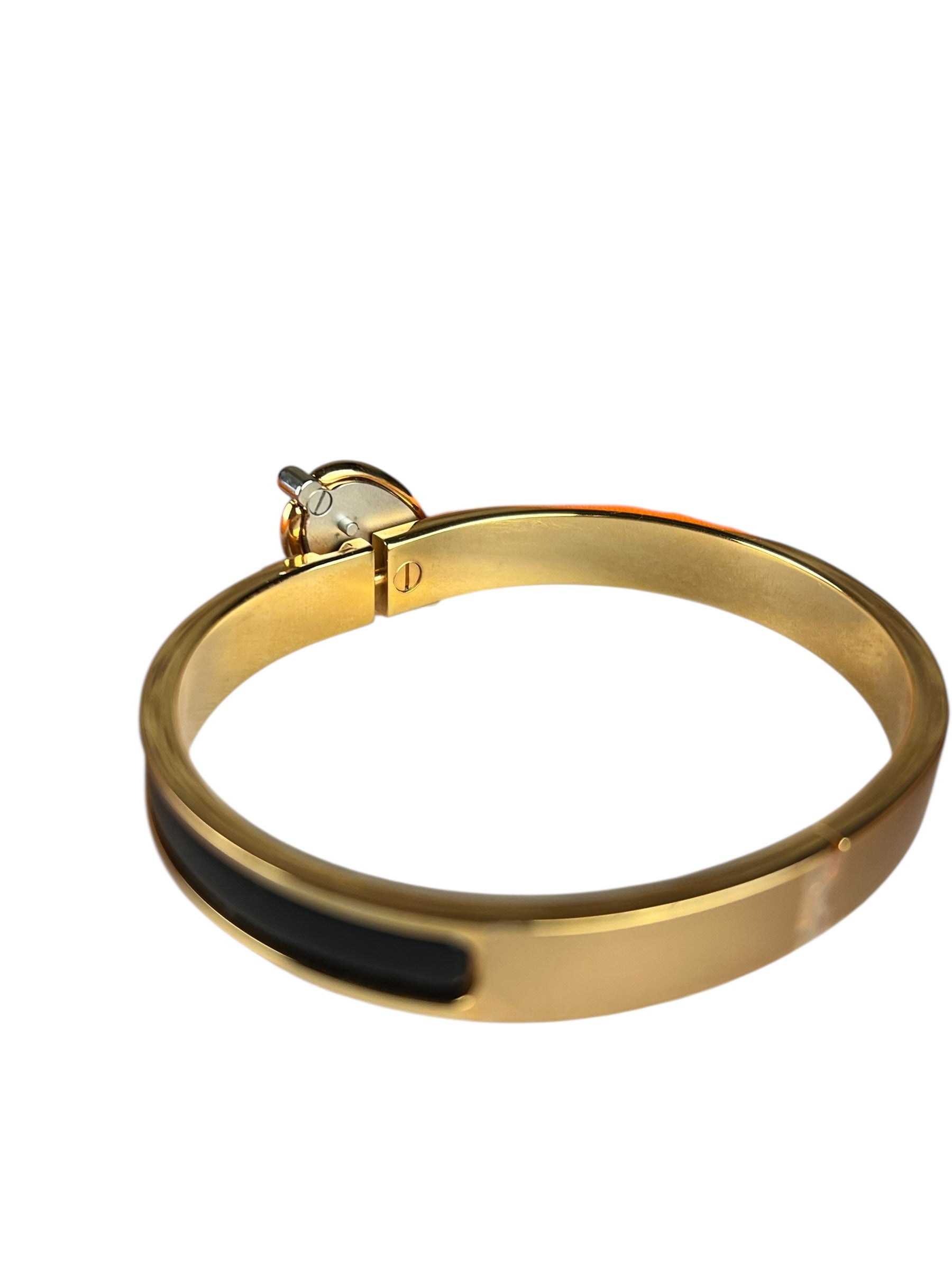Hermes Enamel Mini Clic Chaine D'Ancre Bangle