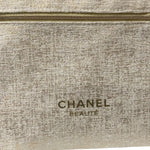Chanel Beauty Metallic Cosmetic Travel Pouch