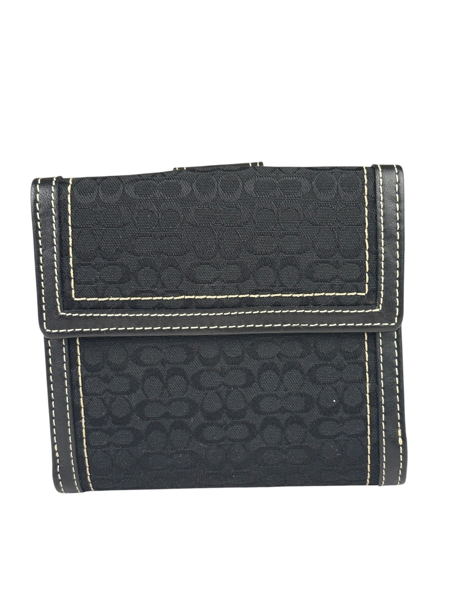 Coach Vintage Signature Compact Wallet