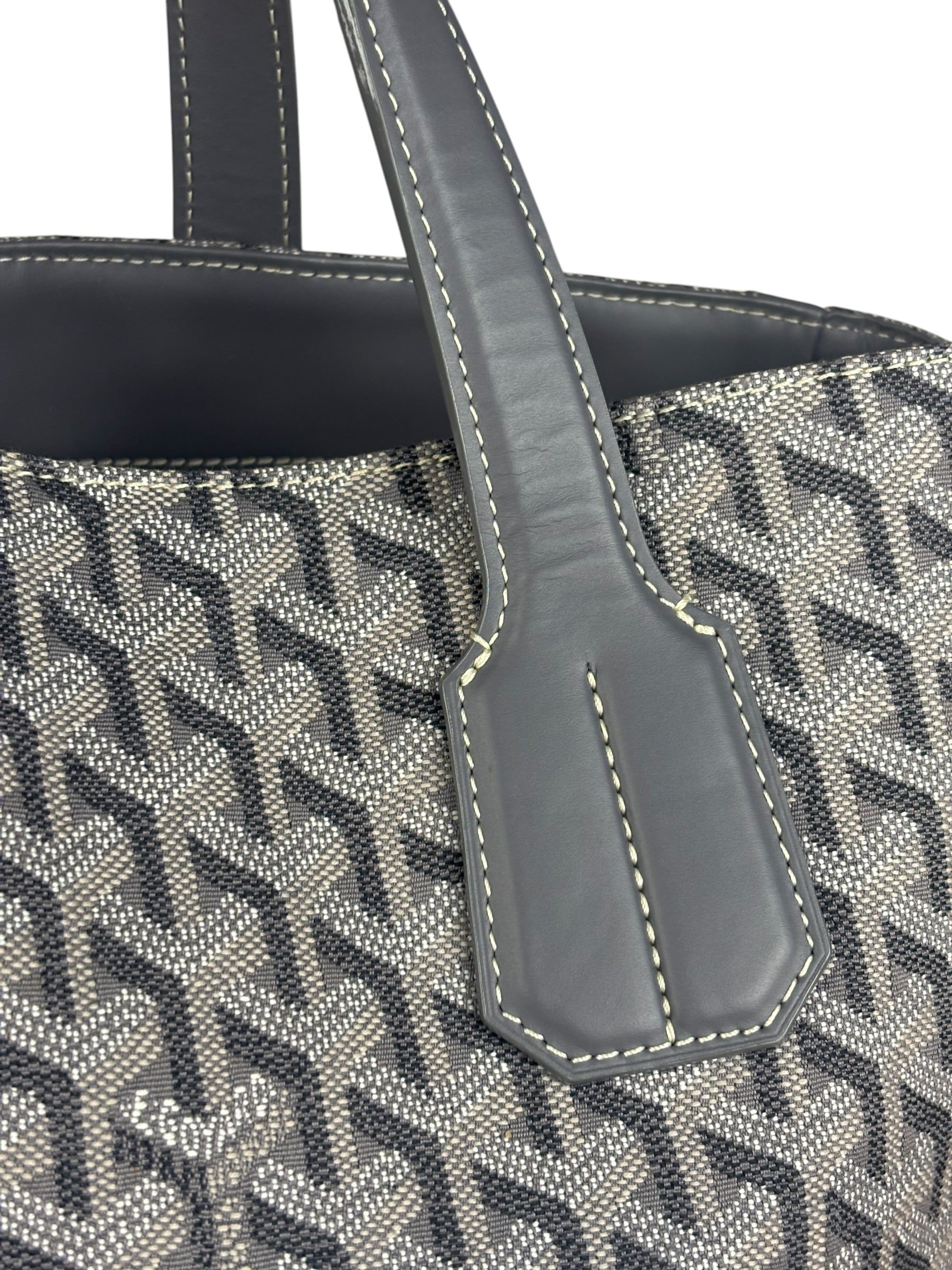 Goyard Grey Canvas Voltaire 2Way Tote