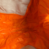 Celine Vintage Green Nylon Puffer Handbag