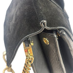 Chloe Black Suede/Leather Faye Bracelet Crossbody Bag
