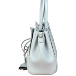 Balenciaga White Leather Bel Air Carry All Handbag